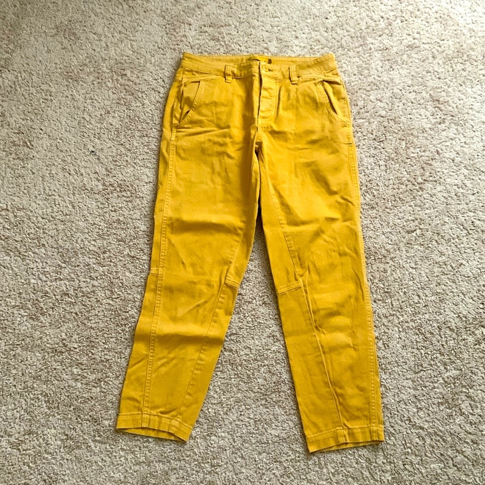 Prana marigold color ankle pants